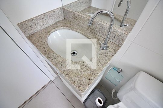 Banheiro Social de apartamento à venda com 2 quartos, 54m² em Assunção, São Bernardo do Campo