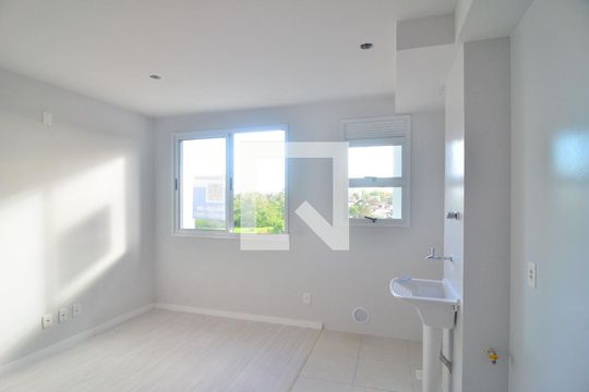 Cozinha de apartamento à venda com 2 quartos, 51m² em Olaria, Canoas