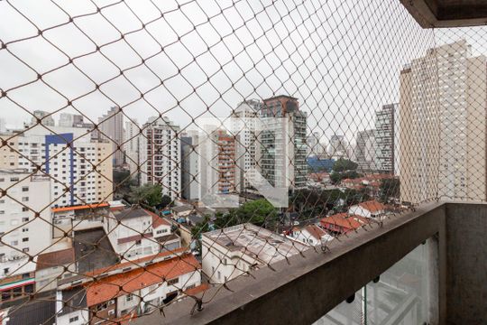 Varanda de apartamento para alugar com 1 quarto, 51m² em Vila Nova Conceição, São Paulo