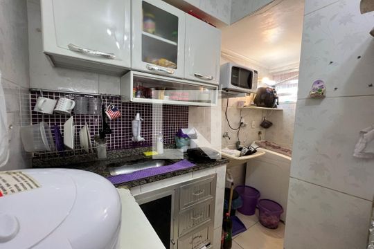 Cozinha e Área de Serviço de apartamento à venda com 2 quartos, 51m² em Taquara, Rio de Janeiro