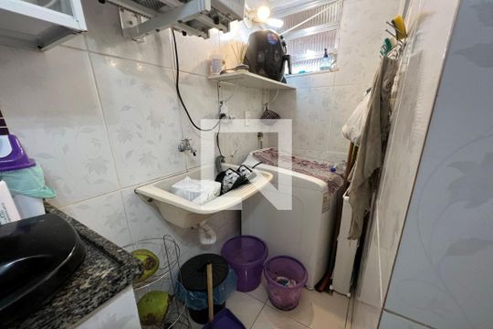 Área de Serviço de apartamento à venda com 2 quartos, 51m² em Taquara, Rio de Janeiro