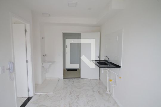 Cozinha e Área de Serviço de apartamento para alugar com 1 quarto, 24m² em Paraíso do Morumbi, São Paulo