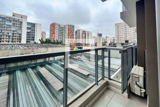 Sacada de apartamento para alugar com 1 quarto, 26m² em Indianópolis, São Paulo