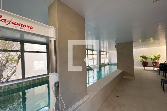 Área comum - Piscina de kitnet/studio para alugar com 1 quarto, 26m² em Indianópolis, São Paulo