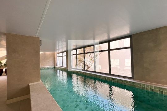 Área comum - Piscina de kitnet/studio à venda com 1 quarto, 26m² em Indianópolis, São Paulo