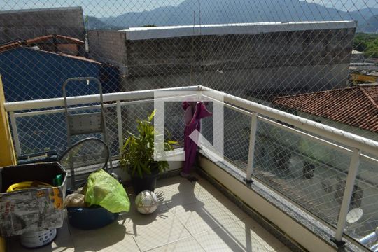 Varanda da Sala de apartamento à venda com 2 quartos, 70m² em Curicica, Rio de Janeiro