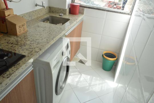 Área de Serviço de apartamento à venda com 2 quartos, 70m² em Curicica, Rio de Janeiro