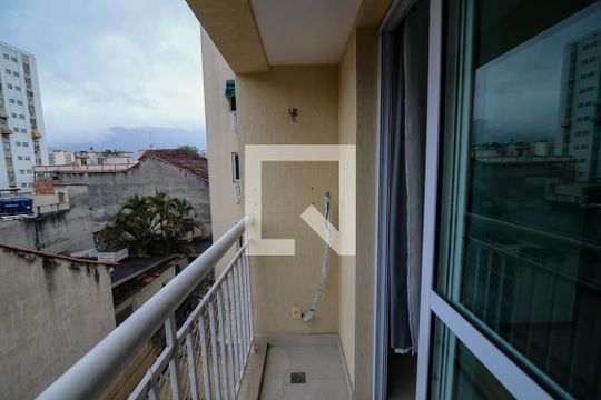 Varanda da Sala de apartamento para alugar com 1 quarto, 50m² em Vila Isabel, Rio de Janeiro