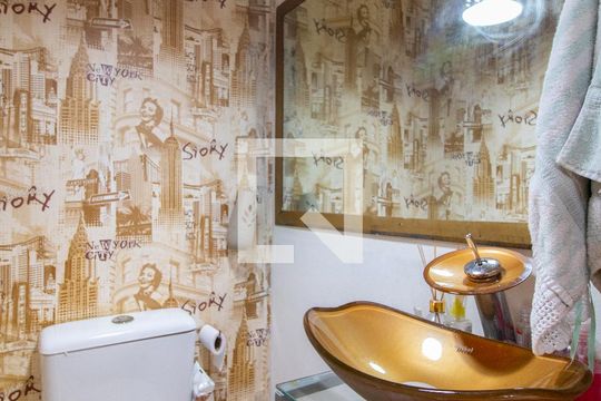 Lavabo de casa de condomínio para alugar com 3 quartos, 110m² em Aberta dos Morros, Porto Alegre