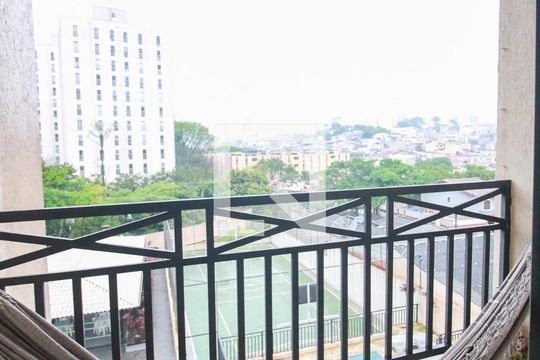 varanda sala de apartamento para alugar com 2 quartos, 60m² em Lauzane Paulista, São Paulo