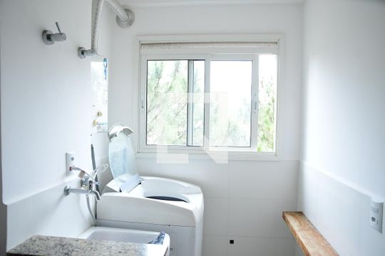 Área de Serviço de kitnet/studio para alugar com 1 quarto, 37m² em Granja Viana, Cotia
