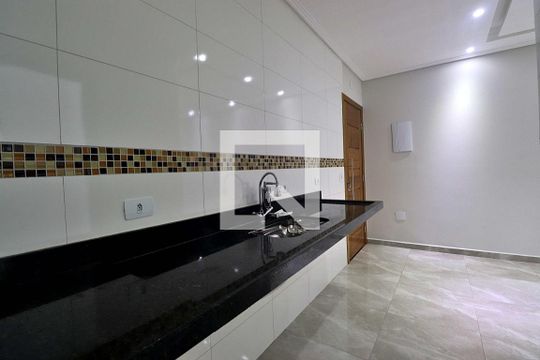 Cozinha de apartamento para alugar com 2 quartos, 52m² em Parque João Ramalho, Santo André