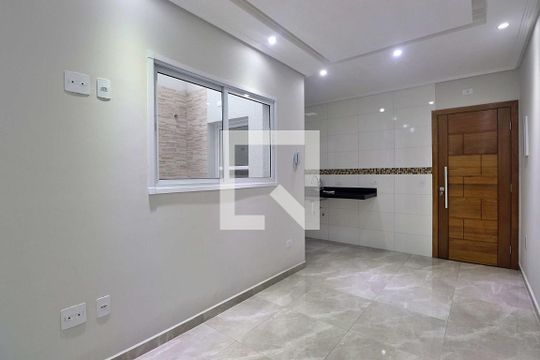 Sala de apartamento para alugar com 2 quartos, 52m² em Parque João Ramalho, Santo André