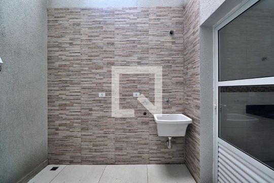 Área de Serviço de apartamento para alugar com 2 quartos, 52m² em Parque João Ramalho, Santo André