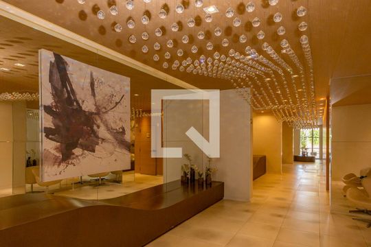 Hall de Entrada de kitnet/studio à venda com 1 quarto, 50m² em Brooklin Paulista, São Paulo