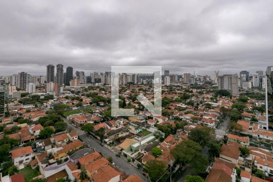 Vista da Varanda de kitnet/studio à venda com 1 quarto, 50m² em Brooklin Paulista, São Paulo