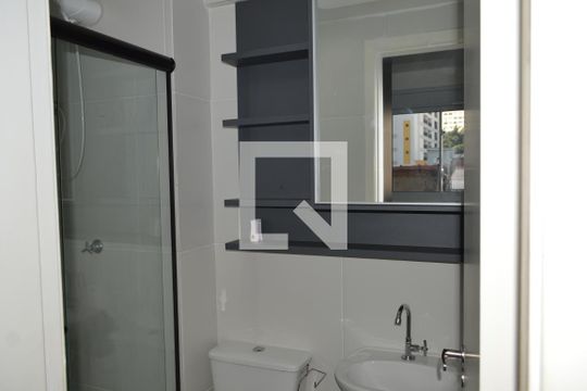 Banheiro de apartamento à venda com 1 quarto, 27m² em Sé, São Paulo