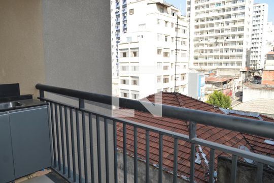 Varanda de apartamento à venda com 1 quarto, 27m² em Sé, São Paulo