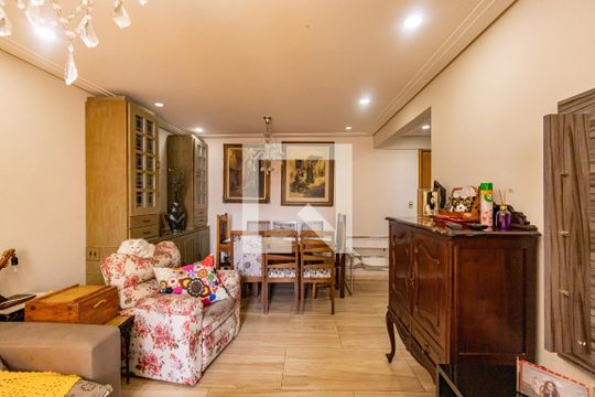 Sala de apartamento à venda com 2 quartos, 92m² em Chácara Santo Antônio (zona Leste), São Paulo