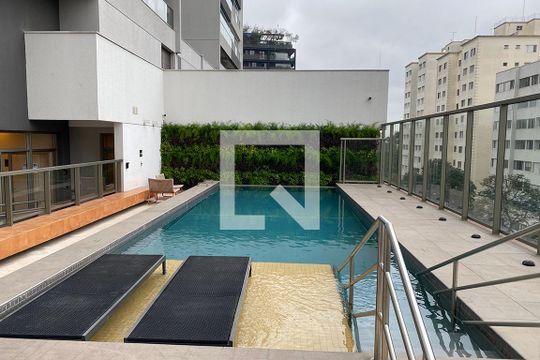 Área comum - Piscina de kitnet/studio à venda com 1 quarto, 23m² em Vila Madalena, São Paulo