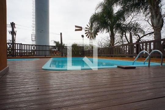 Área comum - Piscina de casa de condomínio à venda com 3 quartos, 86m² em Jardim Itu, Porto Alegre