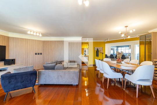 Sala de apartamento à venda com 5 quartos, 200m² em Vila Assunção, Santo André