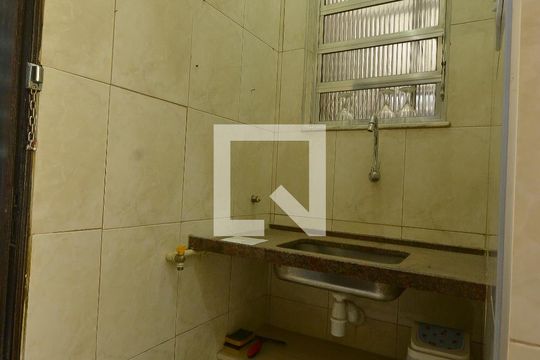 Cozinha de apartamento para alugar com 1 quarto, 28m² em Botafogo, Rio de Janeiro