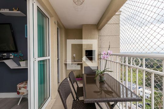 Varanda Gourmet de apartamento à venda com 3 quartos, 82m² em Medeiros, Jundiaí