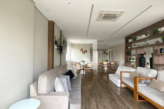 Área comum - Salão de festas de apartamento para alugar com 1 quarto, 50m² em Alphaville Empresarial, Barueri