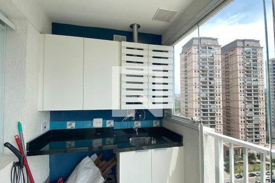 Área de Serviço de apartamento para alugar com 1 quarto, 50m² em Alphaville Empresarial, Barueri