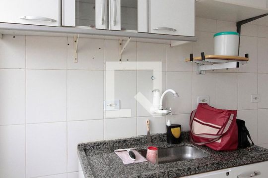 Cozinha de apartamento à venda com 2 quartos, 46m² em Luz, São Paulo