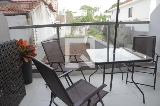 varanda de apartamento para alugar com 1 quarto, 38m² em Mirandópolis, São Paulo