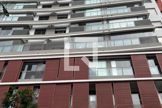 Fachada de apartamento para alugar com 1 quarto, 38m² em Mirandópolis, São Paulo