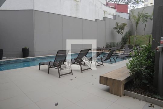 Área comum - Piscina de apartamento para alugar com 1 quarto, 38m² em Mirandópolis, São Paulo