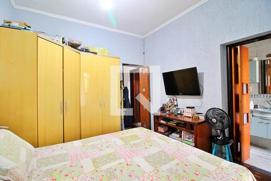 Quarto Suíte de casa à venda com 3 quartos, 126m² em Utinga, Santo André