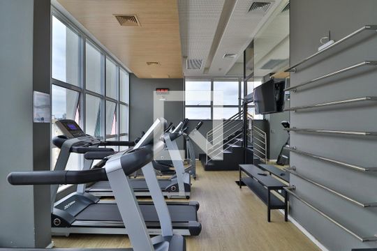 Área comum - Academia de apartamento para alugar com 1 quarto, 40m² em Funcionários, Belo Horizonte