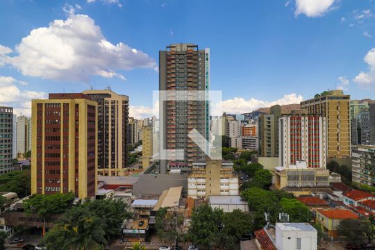 Vista da Sala de apartamento para alugar com 1 quarto, 40m² em Funcionários, Belo Horizonte
