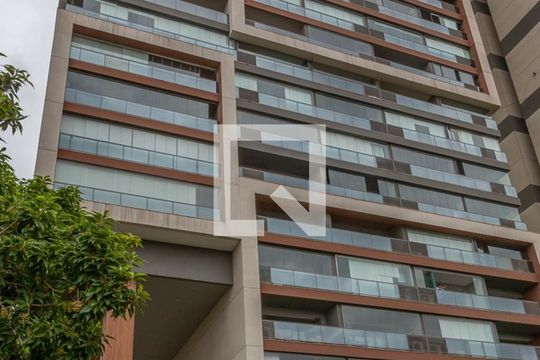 Fachada de apartamento para alugar com 1 quarto, 61m² em Brooklin Paulista, São Paulo