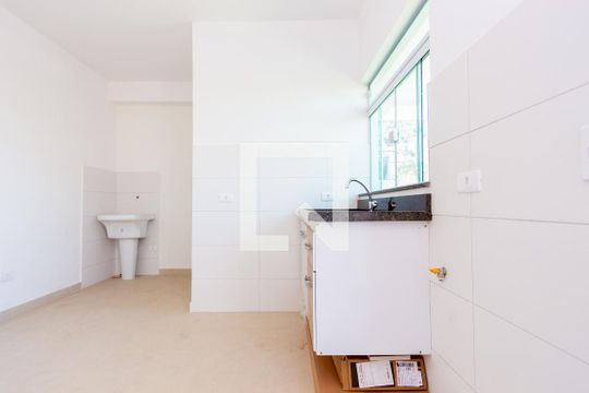 Cozinha de kitnet/studio à venda com 1 quarto, 27m² em Vila Canero, São Paulo
