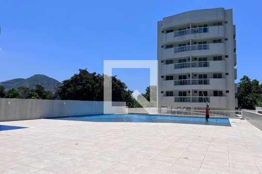 Área comum - piscina  de apartamento para alugar com 1 quarto, 40m² em Vargem Pequena, Rio de Janeiro