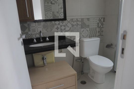 Banheiro da Suíte de apartamento à venda com 3 quartos, 104m² em Vila Monte Alegre, São Paulo
