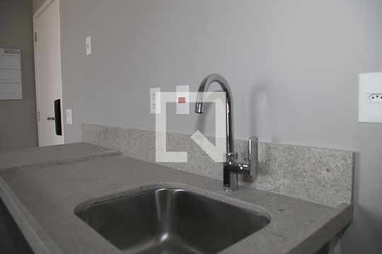 Sala/Cozinha de apartamento à venda com 1 quarto, 44m² em Jardim Paulista, São Paulo