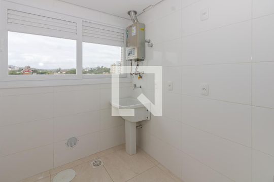 Cozinha e Área de Serviço de apartamento para alugar com 2 quartos, 75m² em Jardim Itu, Porto Alegre