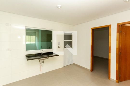 Sala e Cozinha de apartamento à venda com 2 quartos, 47m² em Chácara Mafalda, São Paulo