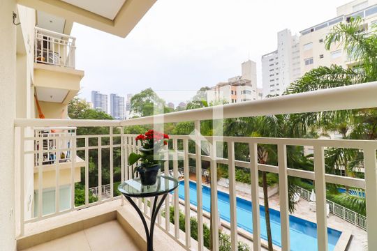 Varanda de kitnet/studio para alugar com 1 quarto, 31m² em Jardim Ampliação, São Paulo