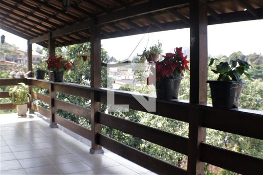 Varanda da Sala de casa de condomínio à venda com 5 quartos, 420m² em Pechincha, Rio de Janeiro