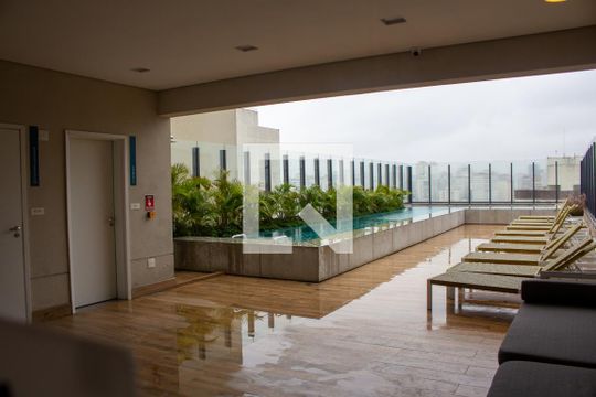 Área comum - Piscina de kitnet/studio à venda com 1 quarto, 26m² em Perdizes, São Paulo