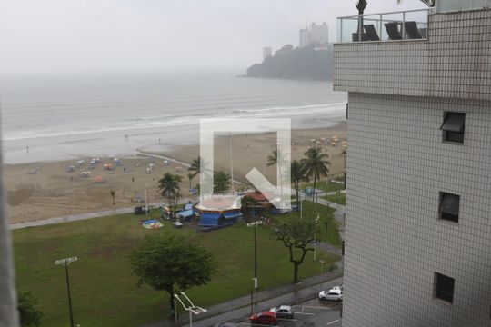 Vista de kitnet/studio para alugar com 1 quarto, 15m² em Itararé, São Vicente