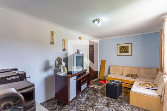 Sala de apartamento à venda com 2 quartos, 50m² em Jardim Alvorada, Santo André