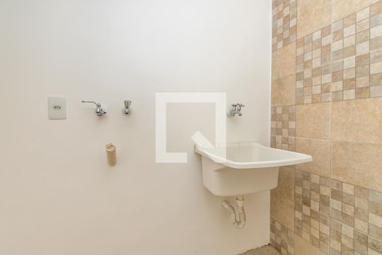 Área Comum - Lavanderia de kitnet/studio para alugar com 1 quarto, 34m² em Cidade Monções, São Paulo